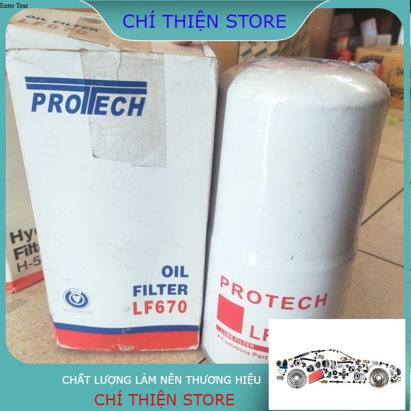 Lọc nhớt, lọc dầu động cơ C-5715 (LF670) lọc nhớt xe nâng, máy xúc công trình...