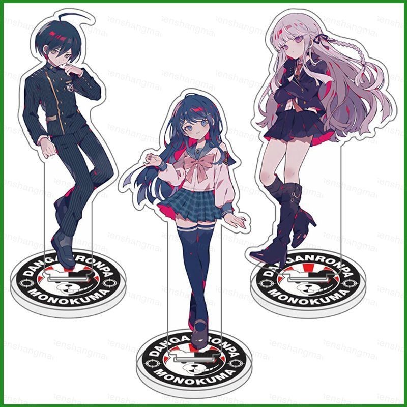 Mô Hình Acrylic Danganronpa Naegi Makoto Kirigiri Kyoko Stand  Acrylic Trang Trí Bàn, Quà Tặng Anime