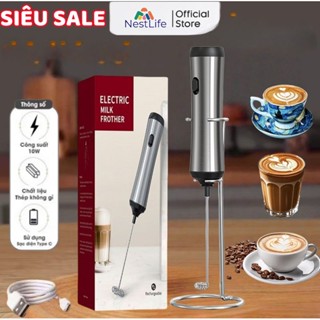 Máy đánh bọt cafe cầm tay ,  hoạt động điện cấp thực phẩm， có/ không có giá đỡ