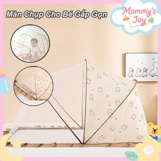 Màn Chụp Cho Bé Gấp Gọn，Lưới Dày Chống Sáng, Bao 360° Ngăn Muỗi，Quốc Che Chắn Cho Trẻ Ngủ Ngon