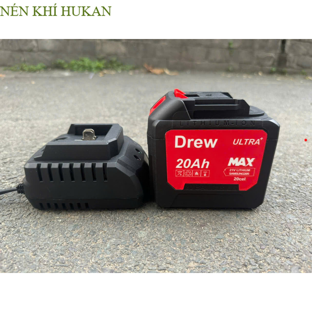 {HOẢ TỐC} Pin 20 Cell  DREW  Plus Mạch 8 Mosfet, Chống Ngắt Tải, Vỏ Nhựa Abs Chống Sốc Dùng