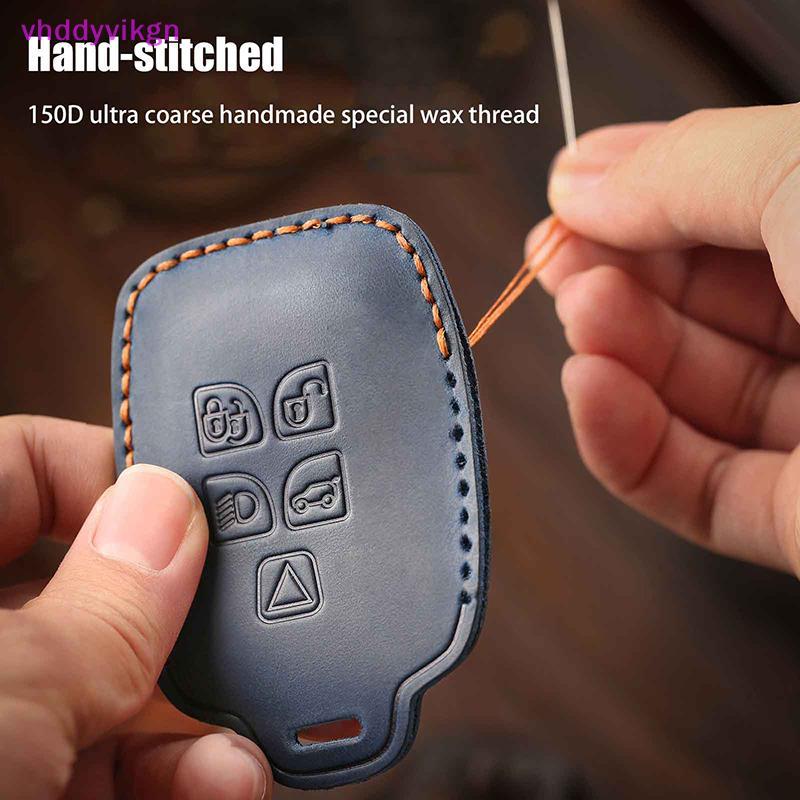 VHDD Top Grain Da Chìa Khóa Dành Cho Chery Omoda Jaecoo 7 Oumengda C7 W / Vòng Kim Loại & Dây Da, Bọ