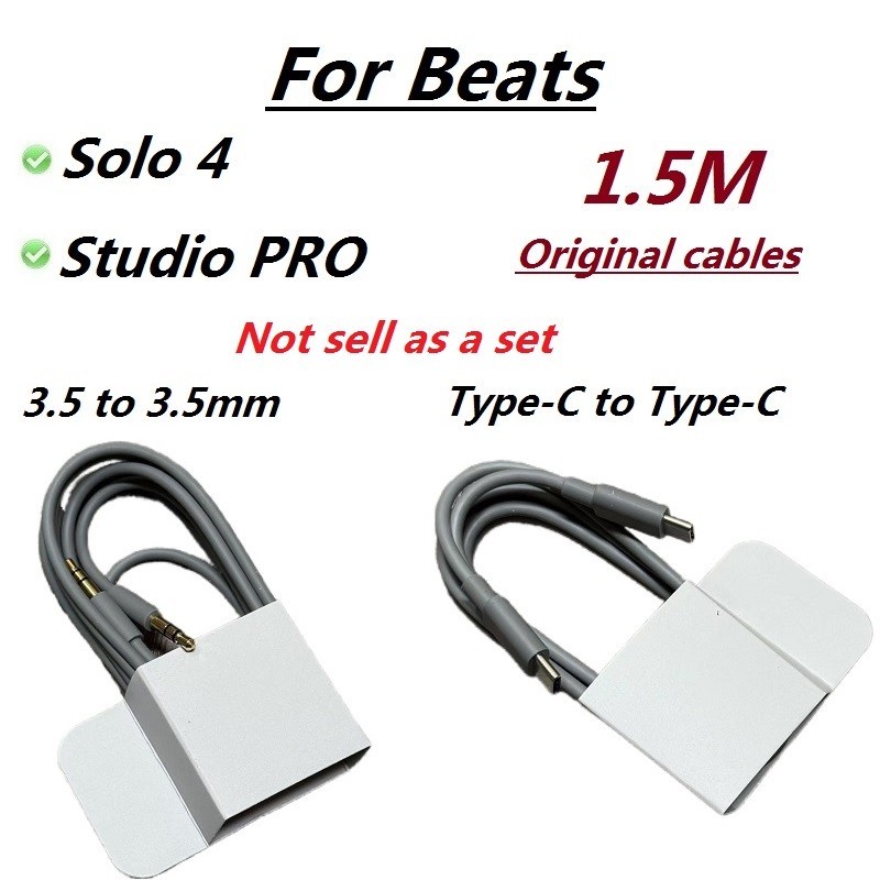 Chính Hãng Thương Hiệu Chính Hãng Mới Cáp Tai Nghe Thích Hợp Cho BEATS SOLO 4 STUDIO PRO Tai Nghe Bl