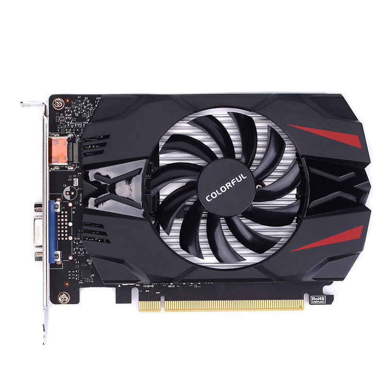 Cầu Vồng Bảy GT1030 Phiên Bản Vàng - 2GD5 Máy Tính Để Bàn Card Đồ Họa VGA HDMI PCI-E3.0 Áp Dụng