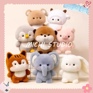 Bộ Thú Bông Mini Để Bàn – Búp Bê Nhồi Bông Mini Làm Quà Tặng & Trang Trí Bàn Học, Bàn Làm Việc