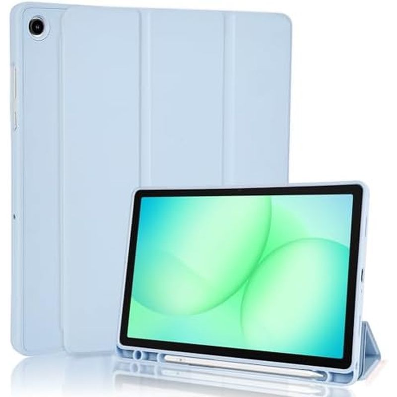 Ốp Lưng Cho Galaxy Tab A11 Plus 11 "2026 / A9 Plus 11 Inch 2023 Có Giá Đỡ Bút Chì, Vỏ Bảo Vệ TPU Mềm
