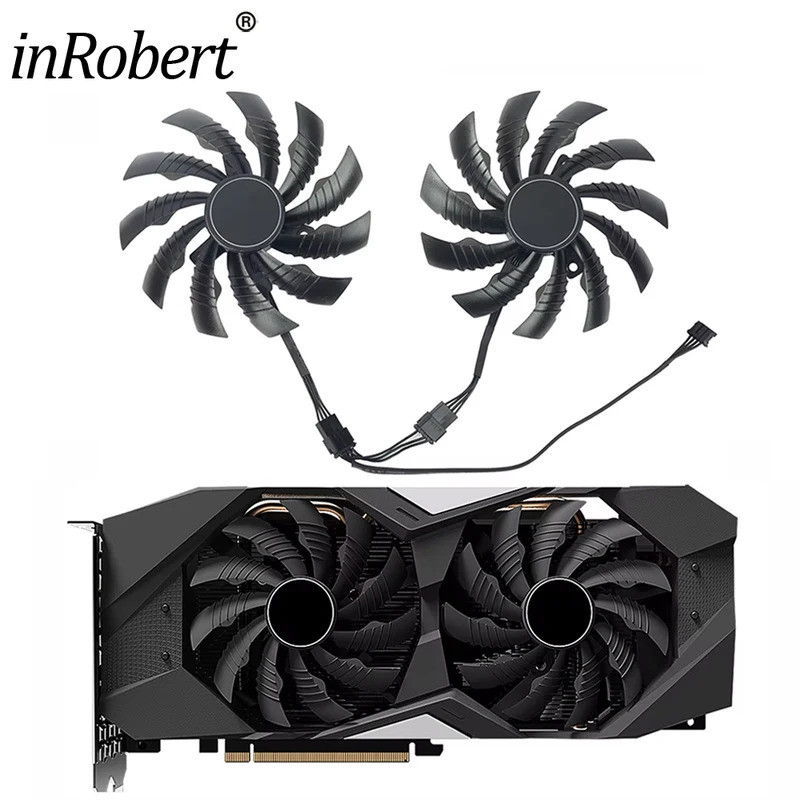 Quạt làm mát ii95mm PLD10010S12H cho GIGABYTE RTX 2070 WINDFORCE 2X 8G RTX 2060S WINDFORCE 8G GTX 16