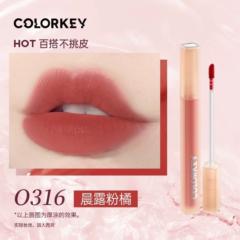 Hàng sẵn có Colorkey Colorkey O308 Water Mist P307 Lip Glaze P338 Female R300 ❈ O316 Fox Demon Littl