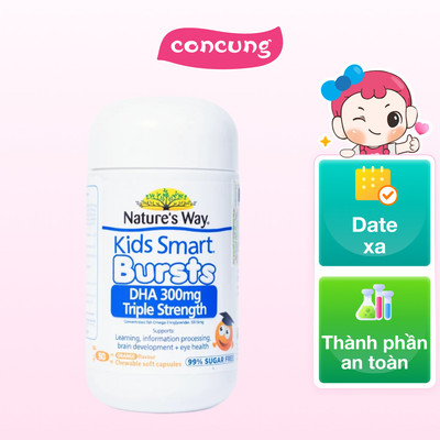 Nature's Way Kids Smart Bursts DHA 300mg Triple Strength