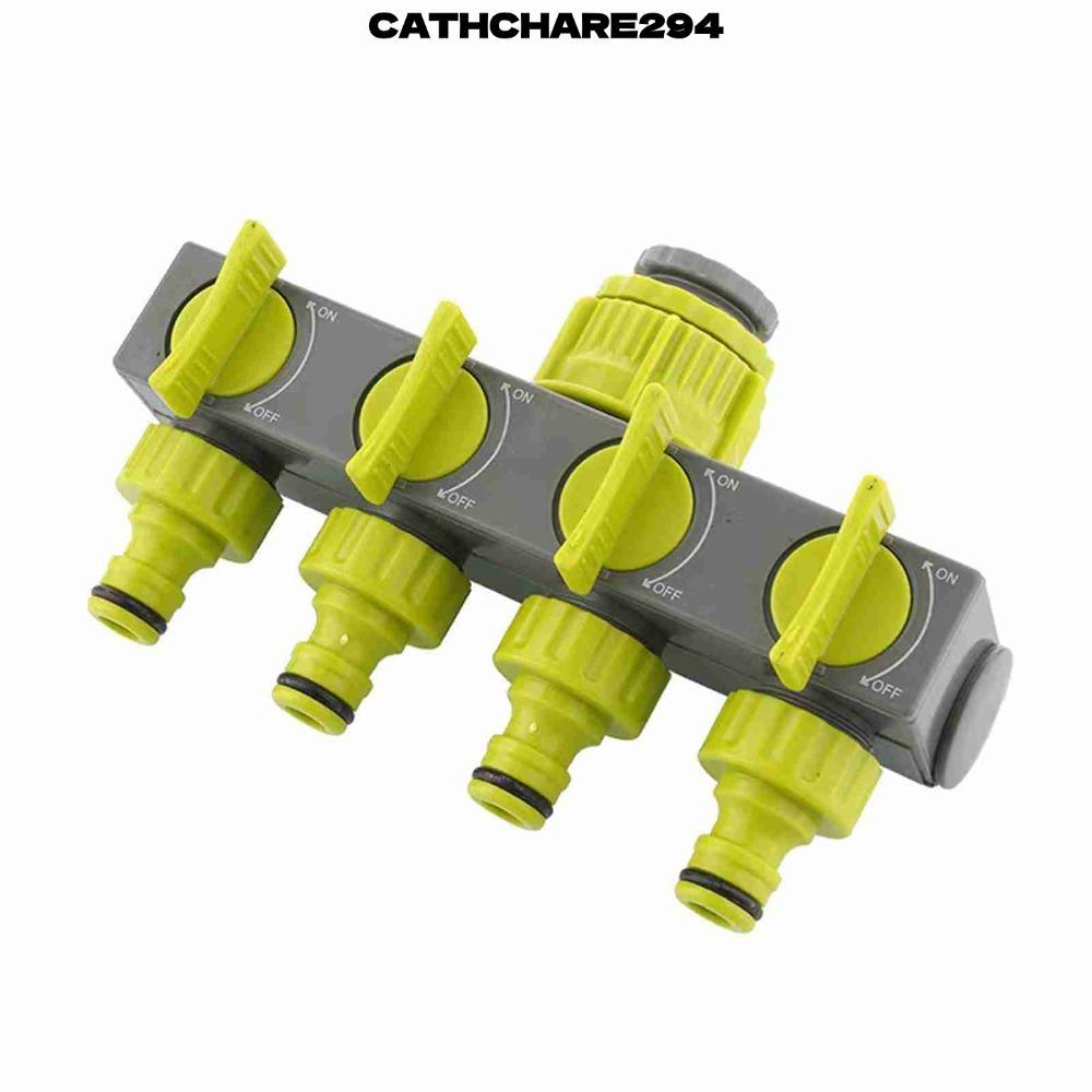 Bộ chia ống 4 chiều CATCHARE294, Bộ chia vòi 4 chiều 1 / 2 "3 / 4" 1 "Đầu vào van 4 chiều Bộ chia ốn