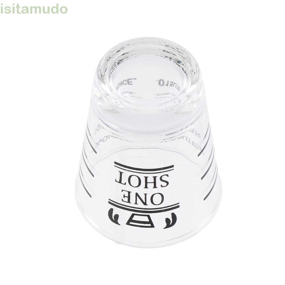 ISITAMUDO Jigger with Scale Coffee 1.5oz / 45ml Espresso Shot Glass