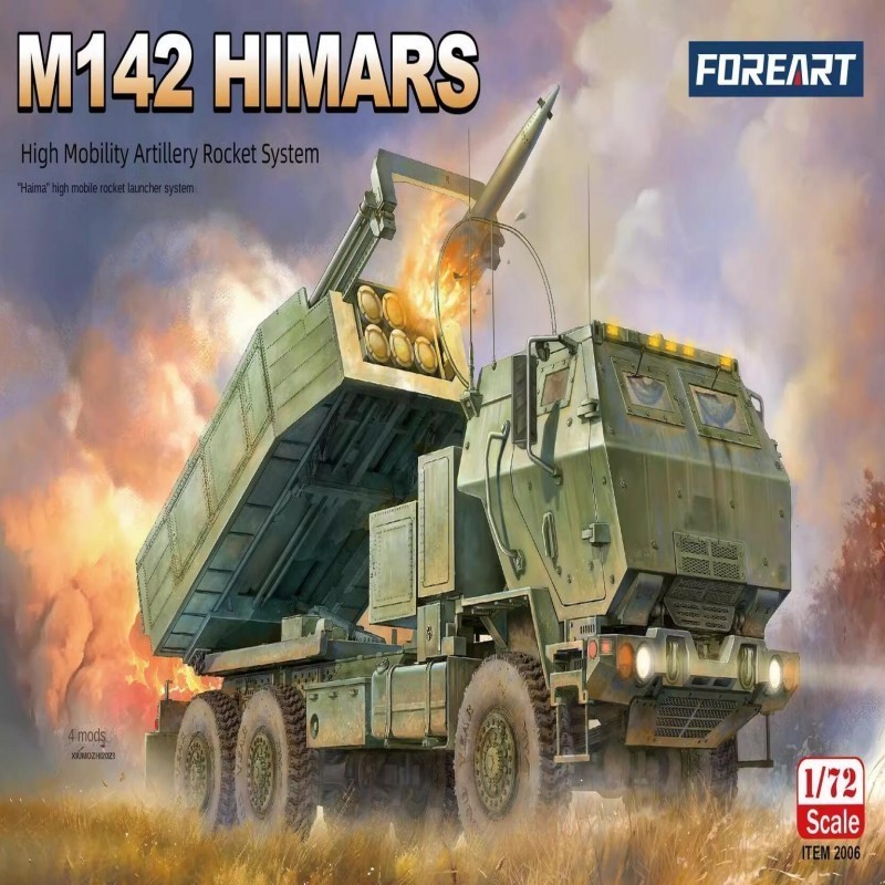 Fore Art 2006 1 / 72 M142 HIMARS Bộ mô hình hệ thống tên lửa pháo binh di động cao