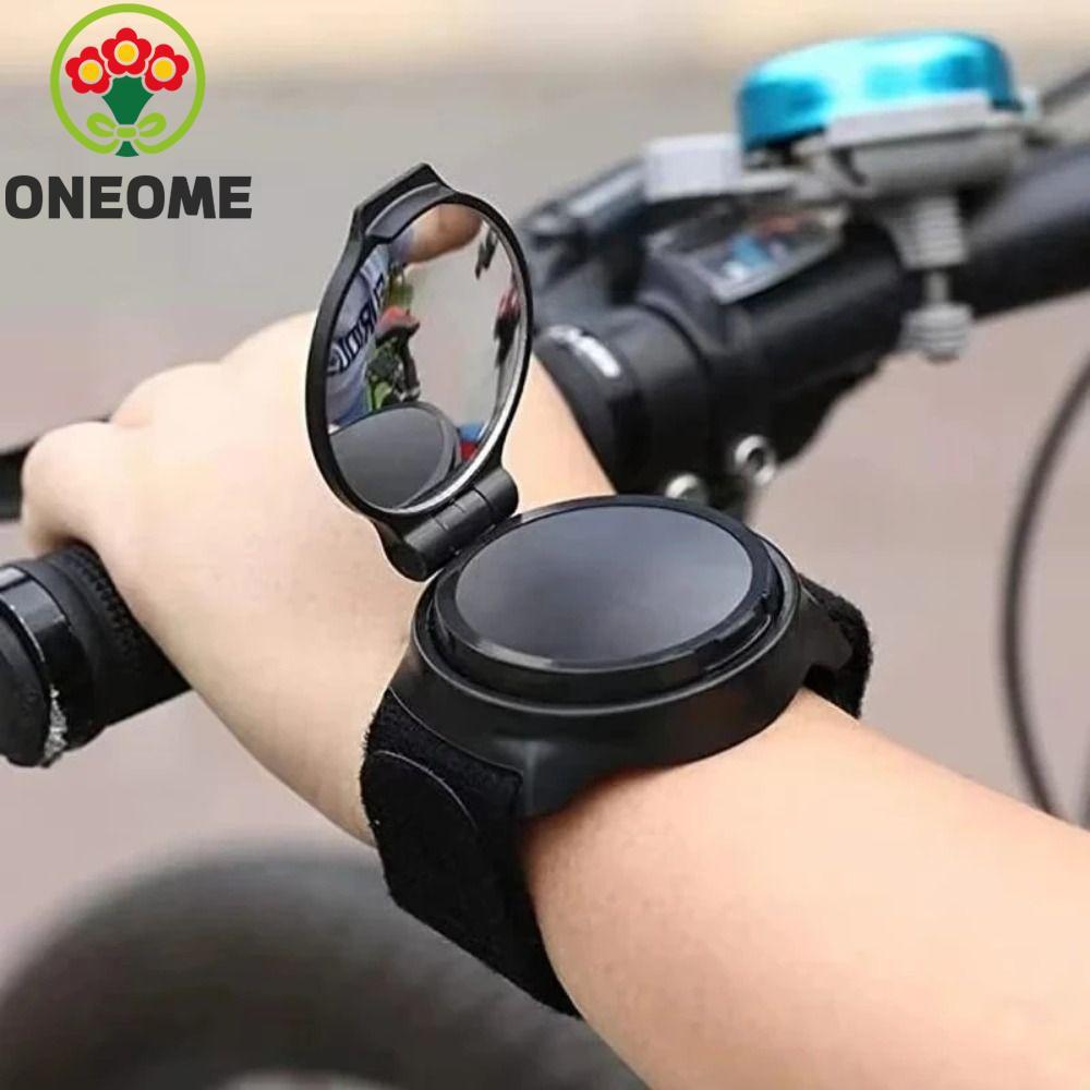 Gương chiếu hậu xe đạp đa năng ONEOME, Bề mặt gương nhẵn Gương rõ ràng Dây đeo cổ tay có tầm nhìn rộ