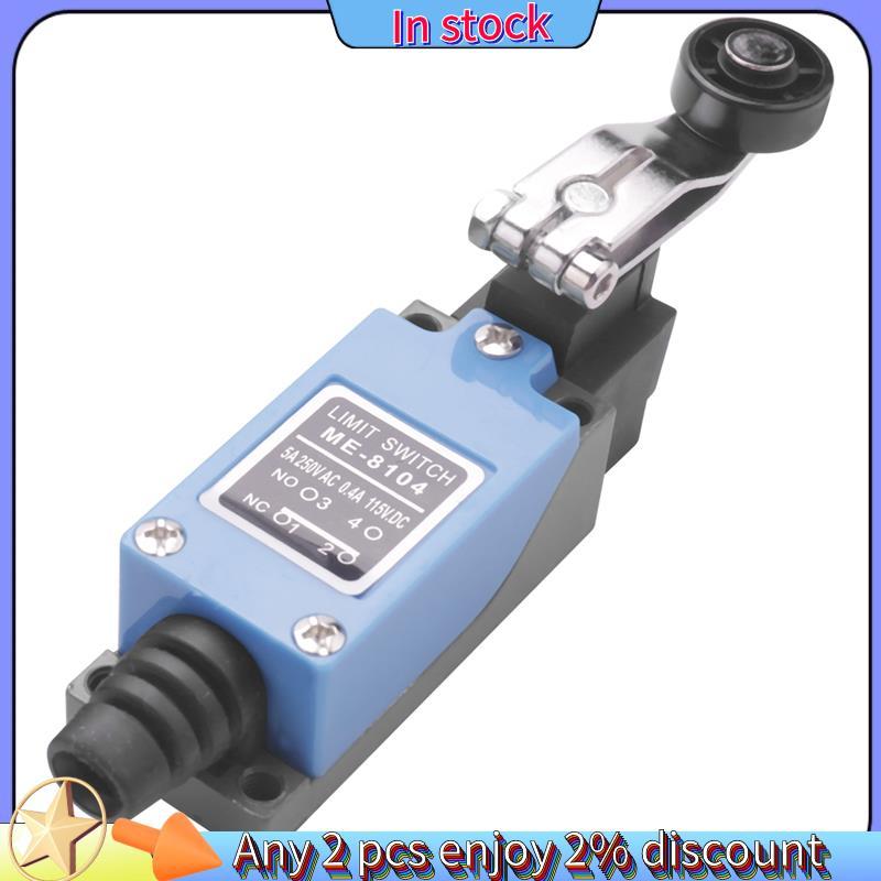 Còn hàng-10 Cái ME-8104 Con lăn tạm thời Loại cánh tay Công tắc giới hạn cho CNC Mill 5A 250V ME8104