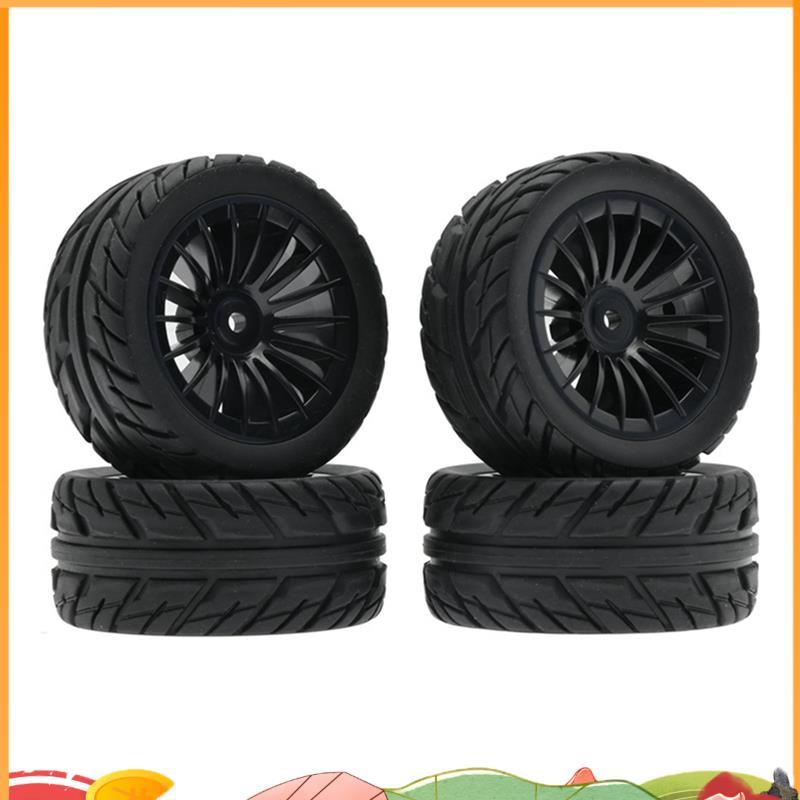 4 Bánh Xe Lốp Cao Su Cho SG1603 SG1604 SG1605 UD1601 UD1602 UD1603 UD1604 1 / 16 RC Xe Nâng Cấp Phần