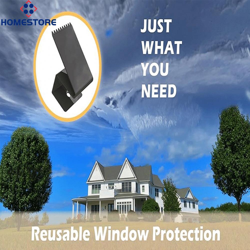[Homestore]Window Clips Reusable Shutter Clips Universal With Screws Blind Clips Fixed