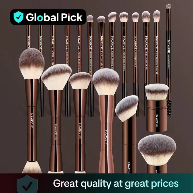 MAANGE Makeup Brush Set, 1 Set Multifunctional Makeup Brushes for Powder Liquid Cream, Makeup Tools 