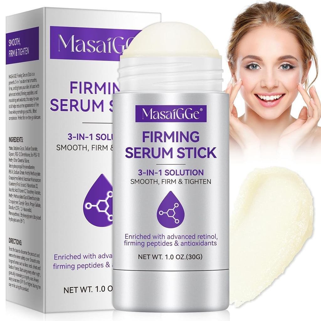 AdvancedRetinolFirmingSerumStick,3-In-1careSolutionoothes,NeckTightening&FirmingWrinkles,Hydrating&A