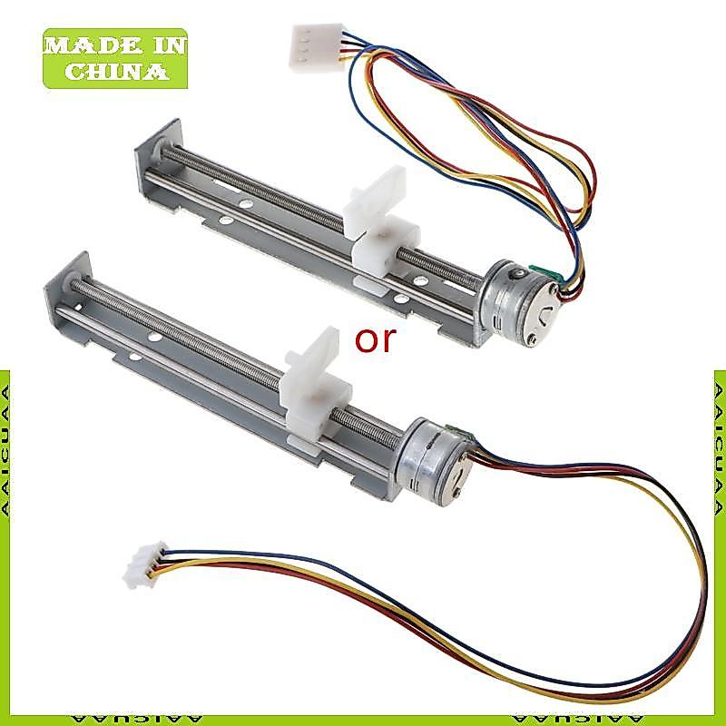 AA DC 4-9V Drive Stepper Motor Vít có đai ốc Thanh trượt 2 pha 4 dây cho E