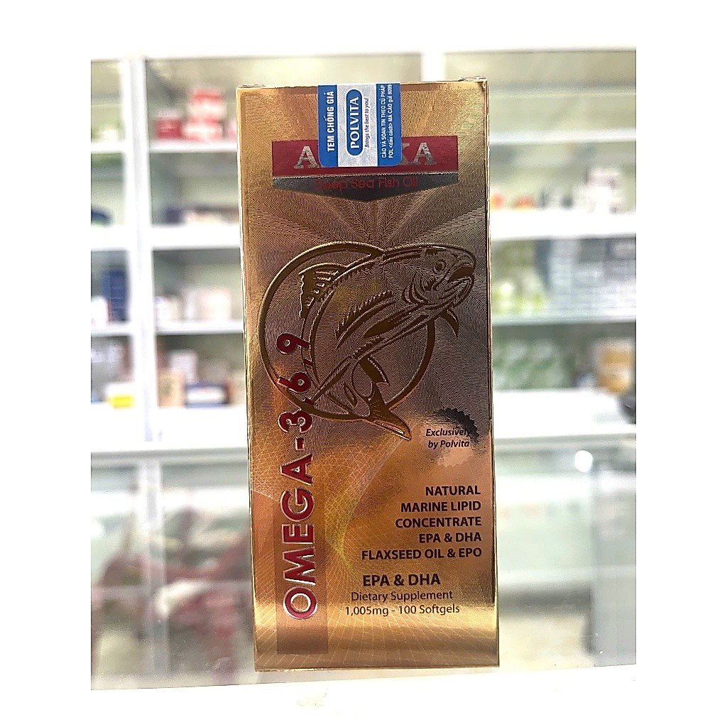 Viên Dầu Cá OMEGA 3-6-9 (HSD T10/2028) - Hỗ Trợ Duy Trì Sức Khỏe Tim Mạch, Nhập Khẩu Mỹ