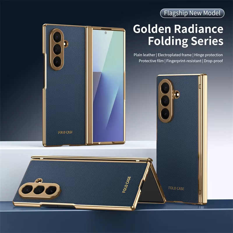 [Samsung Galaxy Z Fold 7] Vỏ cứng Carbon Chrome sang trọng Adannu + Bảo vệ Camera cho Samsung Galaxy