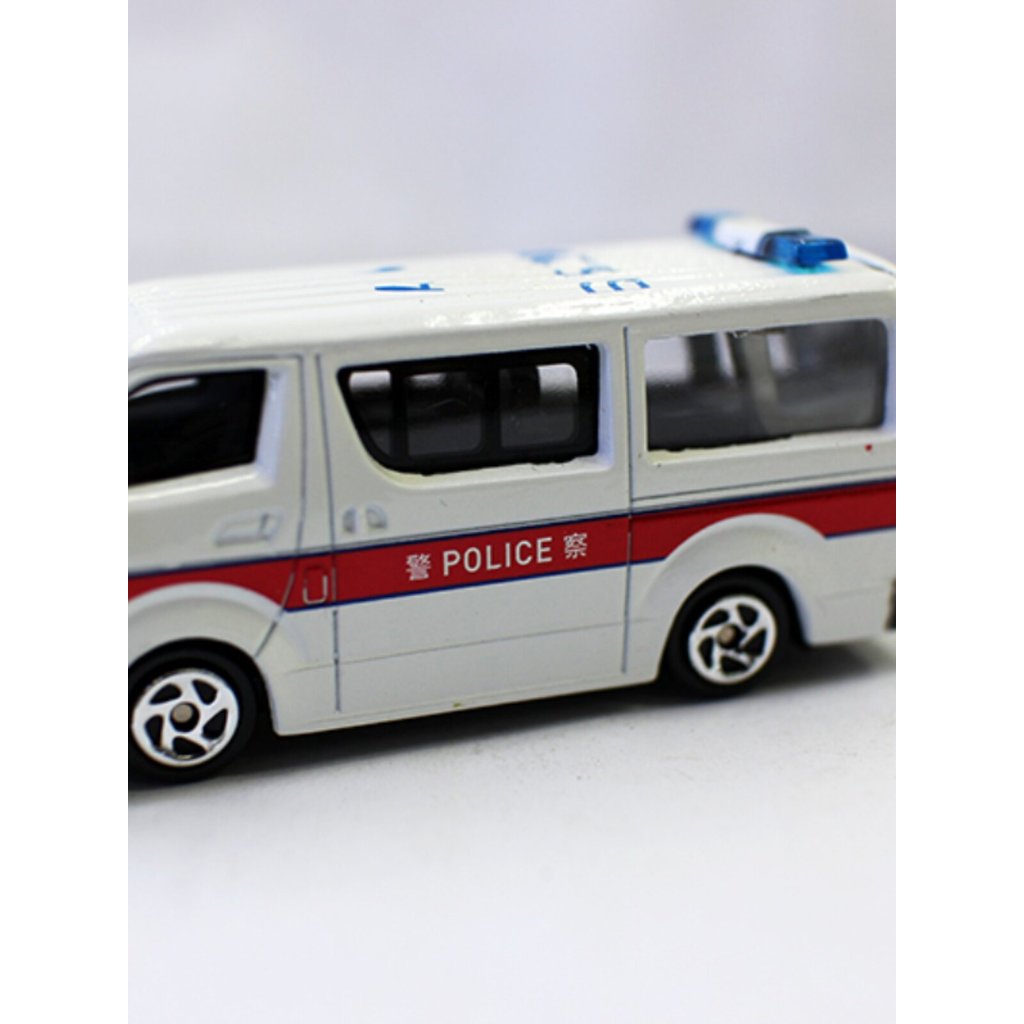 [Mẫu xe có sẵn] Tiny 02 Micro Shadow Toy HIACE Police Toy * Tiny Sea Lion Hong Kong Police Car Model