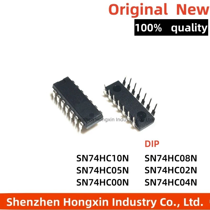 5 CHIẾC SN74HC00N SN74HC02N SN74HC04N SN74HC05N SN74HC08N SN74HC10N 74HC02 74HC04 74HC05 74HC08 74HC