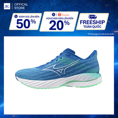 Giày Chạy Bộ Nam Mizuno Wave Inspire 21 - Xanh dương - J1GC254454