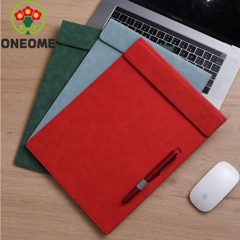 ONEOME Viết Clipboard, a4 Có Bút Chèn Thư Mục Tập Tin, Thư Mục Menu Kẹp Bền Chống Nước Di Động Thư M