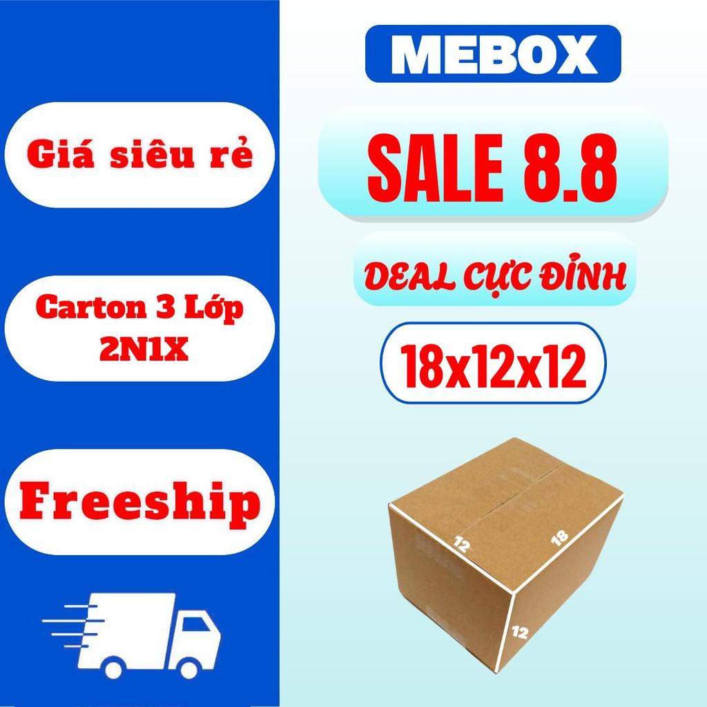 hộp carton đóng hàng 18x12x12 bộ 50