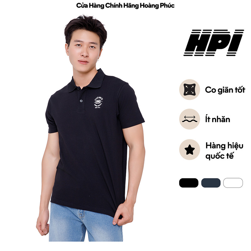 Áo Thun Có Cổ Nam ECKO UNLTD. 96% Cotton Co Giãn Thoáng Mát Dáng Suông Dễ Phối IF24-03002