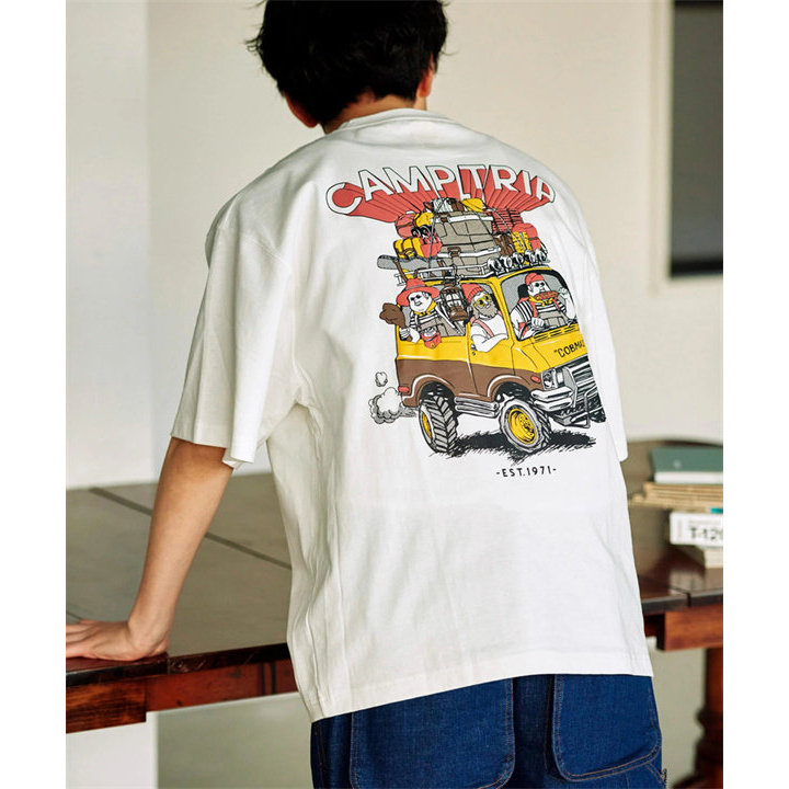 COBMASTER Cob Bear Camper Áo thun ngắn tay nam nữ ngoài trời