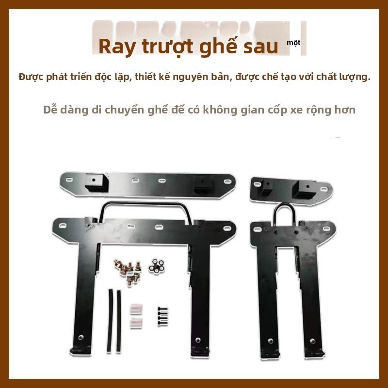 Thanh ray trượt ghế sau ô tô GAC Trumpchi GM8 độ hàng ghế thứ ba cao cấp phụ kiện ô tô chính hãng