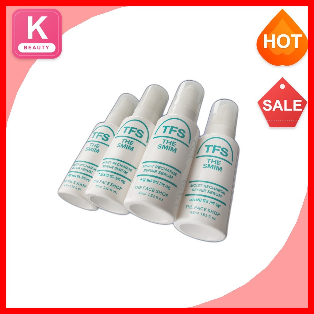 [daiso] The Face Shop The Smim Moist Recharge Repair Serum, 45ml, 1pc / Serum Hàn Quốc / Recharge Mo