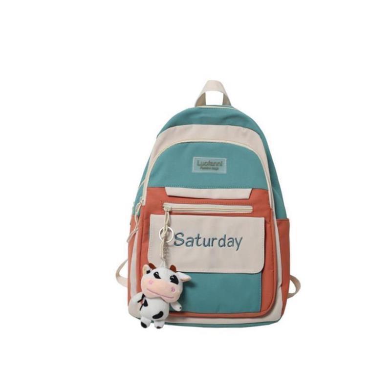 balo da nữ balo xinh School bag Bagpack School bag Student Men Women Computer