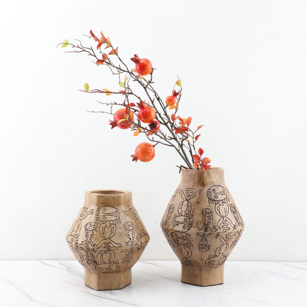 YM2R Modern minimalist creative abstract art flower arrangement vase decorative flower vessel orname