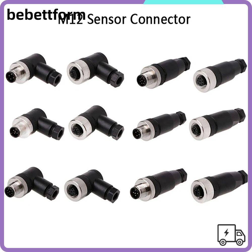 LUCKY M12 Cảm Biến Kết Nối, Đầu Nối Cảm Biến Cắm M12 Hàng Không, Góc Nam Nữ Ổ Cắm M12 Cảm Biến Cáp K