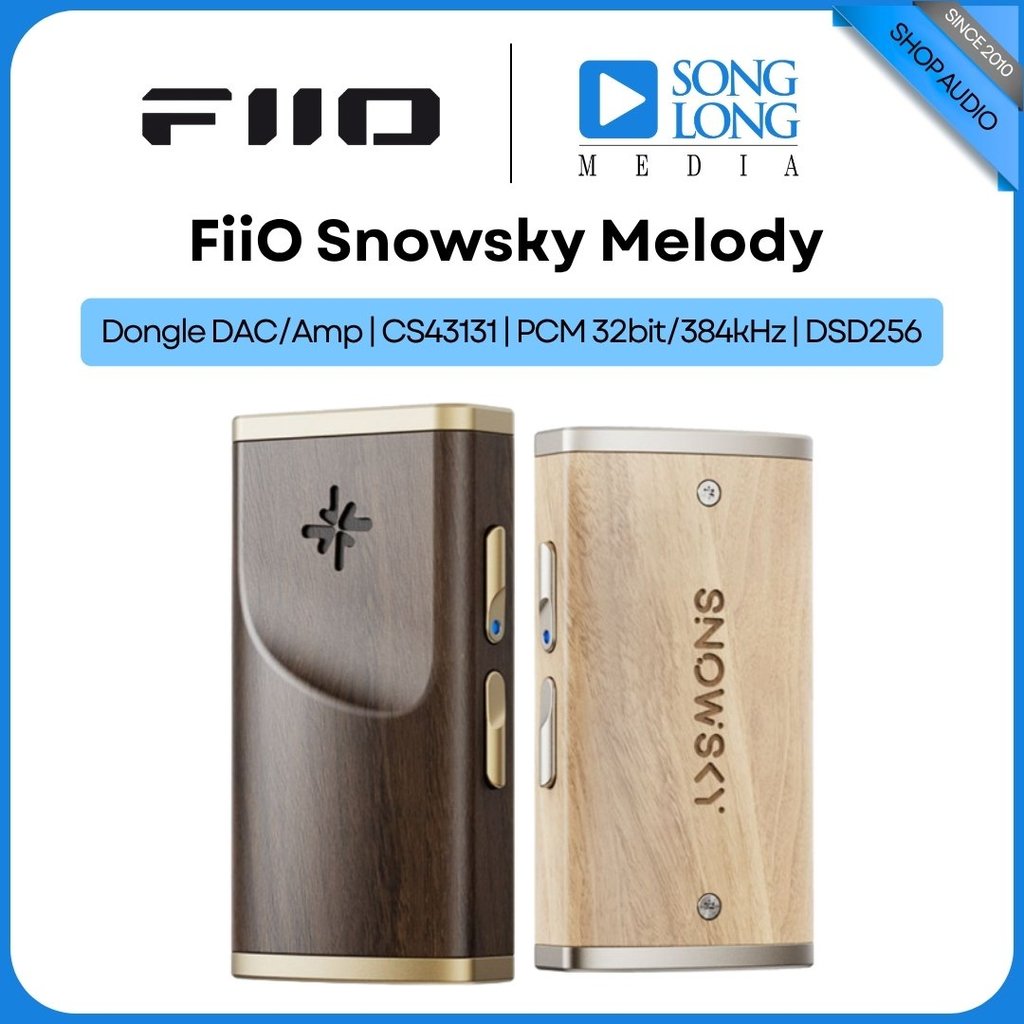 Thiết bị giải mã âm thanh Dongle Dac/Amp Fiio Snowsky Melody Hàng Chính Hãng - Songlongmedia
