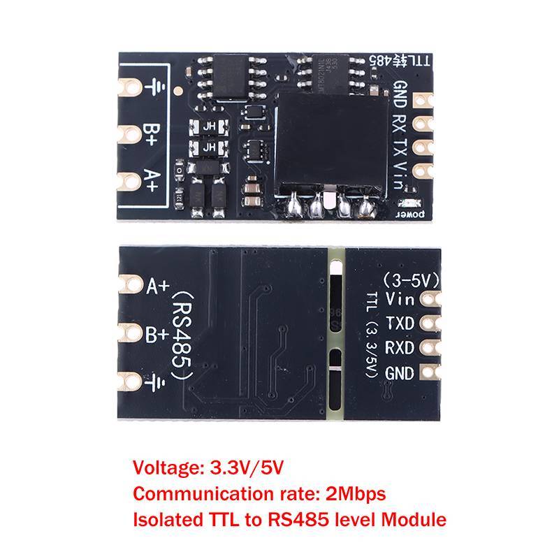 ZTHOME 1 / 2 Chiếc Cách Ly TTL Sang RS485 Cấp Ban Mô Đun Nối Tiếp Tự Động Ngược Tốc Độ Cao 2Mbps Nửa