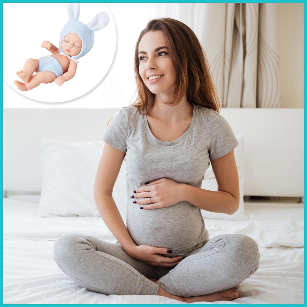 Búp Bê Silicon Toàn Thân Mềm Bóp Đồ Chơi Di Động Khớp Silicon Tái Sinh Búp Bê 7 Inch Búp Bê Silicon 