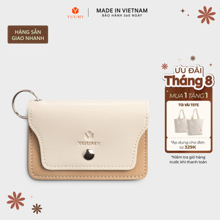 Ví Yuumy (Thời trang nữ nắp gập cỡ nhỏ - Ví móc khóa da Seasand YMK2)