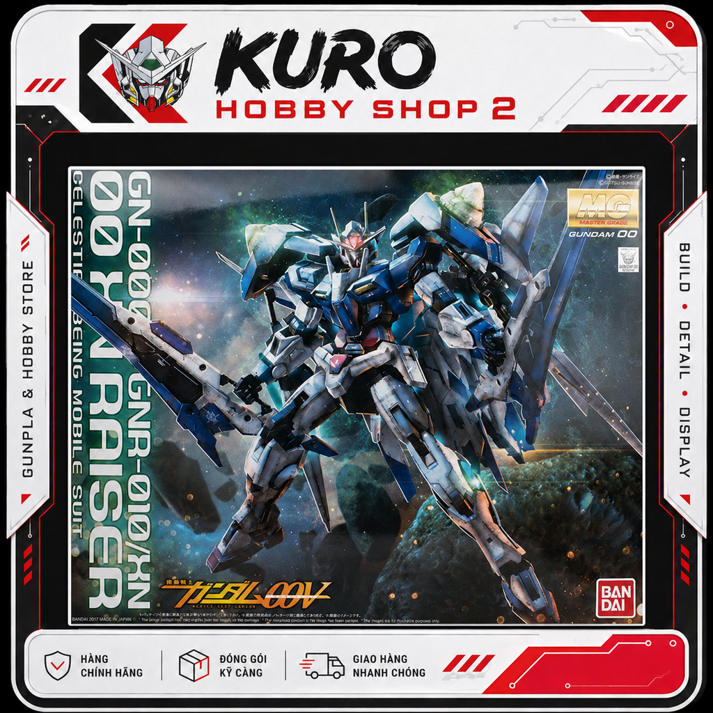 MG 1/100 00 XN Raiser - Mô hình lắp ráp Bandai