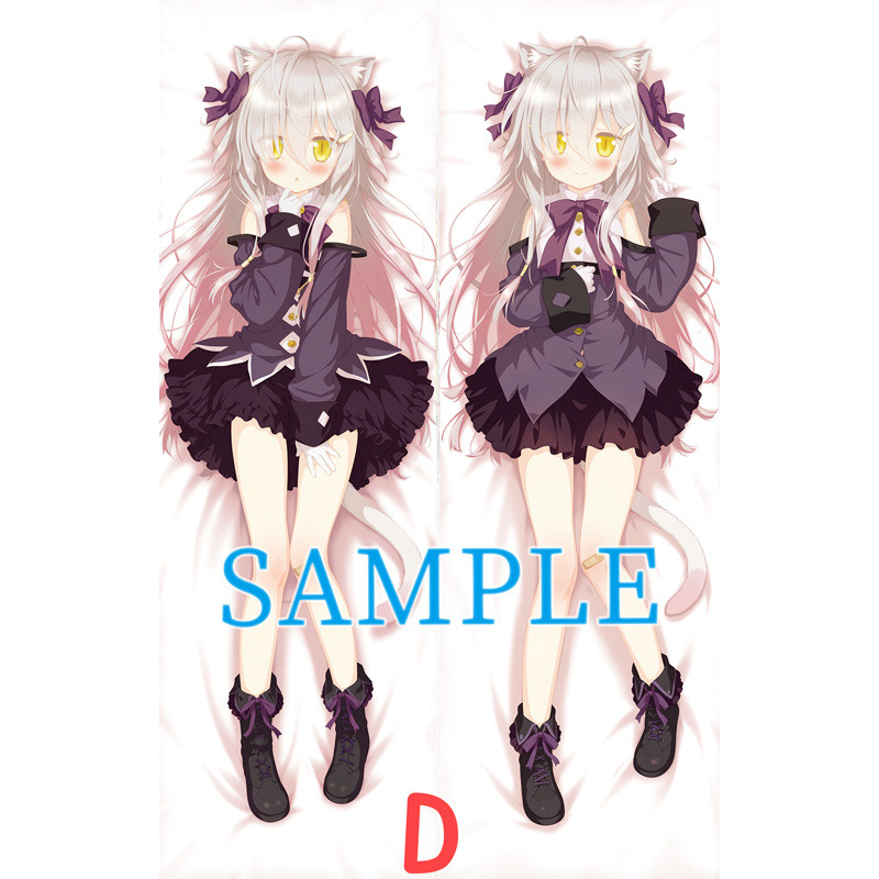 Sakura Moyu Kuro Dakimakura Cover Anime Game Full Body Gối 50x150cm In Hai Mặt Da Đào