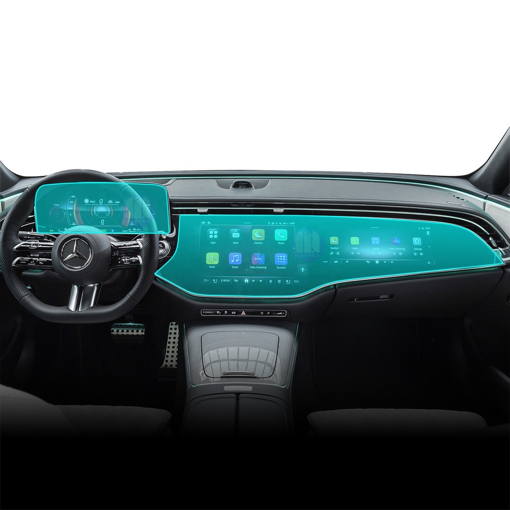 Premium-Dành Cho Xe Mercedes Benz E300 E260 2018 2020 2024 2025 W213 W214 Kính Cường Lực Bảo Vệ Màn 