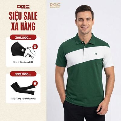 Áo Polo Ngắn Tay Thể Thao DGC Chất Vải Thoáng Mát, Thấm Hút Mồ Hôi - SAPBB15M