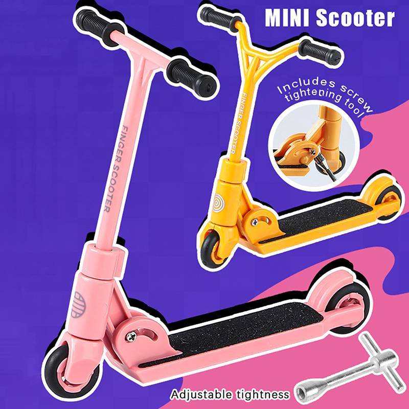 KAM Kids Ki Scooter Finger BMX Có Thể Gập Lại T-type Finger Scooter Có Phanh Đồ Chơi Giáo Dục Ngón T