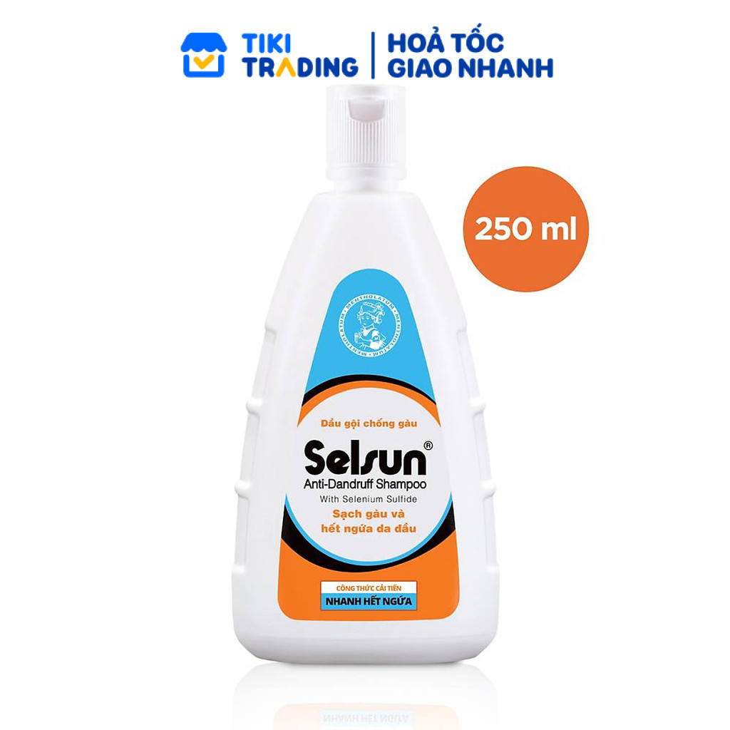 Dầu gội Selsun chống gàu, sạch gàu & hết ngứa da đầu Selsun Anti-Dandruff Shampoo 250ml