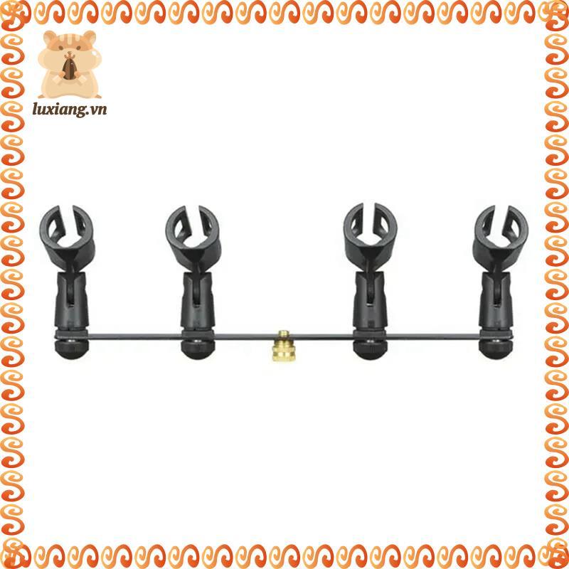 [luxiang.vn] Dành cho bài phát biểu phỏng vấn Hợp xướng Studio Ghi âm trực tiếp Kẹp micro 4 trong 1 