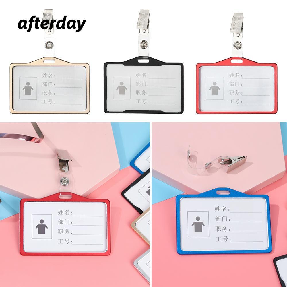 AFTERDAY568 ID Văn phòng kinh doanh Trường học Thẻ tên kim loại Thời trang Đa chức năng Tên Huy hiệu