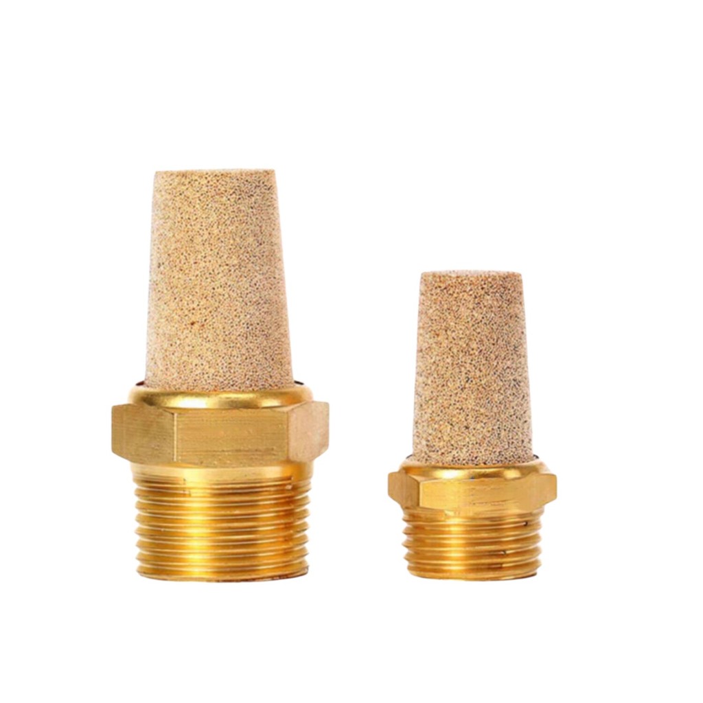 Bán Khí Nén Đầu Phẳng Chùa Muffler Đồng Muffler BSL-3cm 2 / 3 / 4 / 5 / 6 Điểm Giảm Thanh